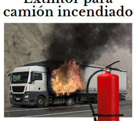 camion incendiado