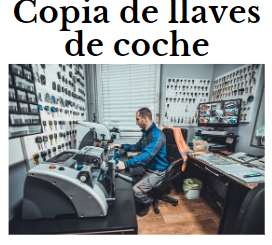 copia llaves de coche