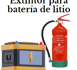 extintor baterias litio