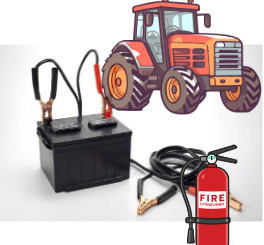 bateria tractor