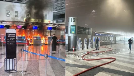 Detenido en Milán por provocar incendio en aeropuerto