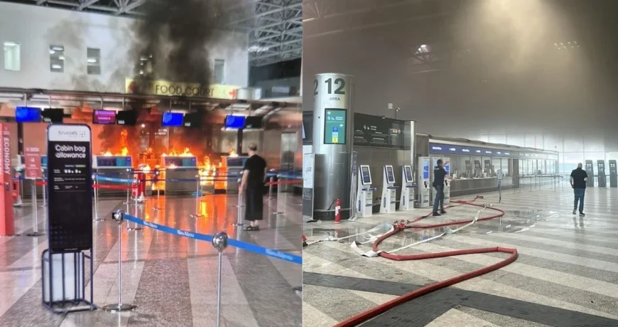 Detenido en Milán por provocar incendio en aeropuerto