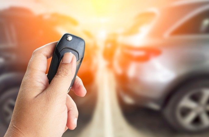 Llaves de coche con mando