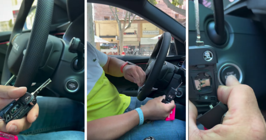 Mecánico experto: el truco definitivo para arrancar tu coche si la llave se moja o se queda sin pila