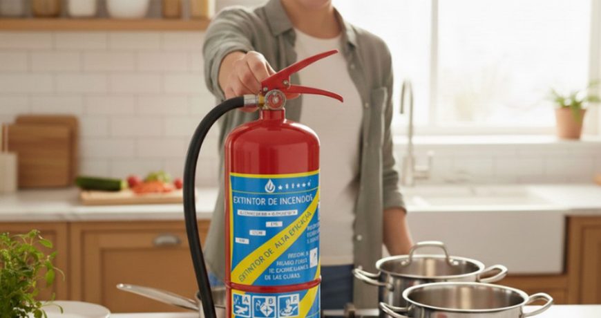 ¿Qué extintor es mejor para cocina doméstica? Consejos y soluciones de seguridad