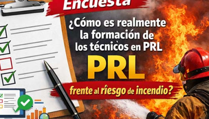 Encuesta: la verdad sobre la formación de los técnicos en PRL frente al riesgo de incendio
