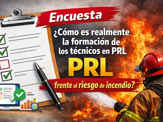 Encuesta: la verdad sobre la formación de los técnicos en PRL frente al riesgo de incendio