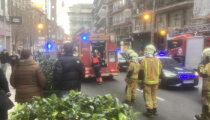 Pequeño fuego causa alarma entre vecinos en la calle Jaime III de Palma